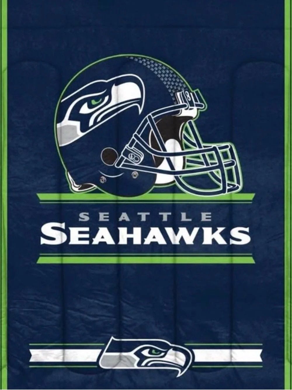Northwest NFL Seattle Seahawks Comforter & Sham Set – Full/Queen Size